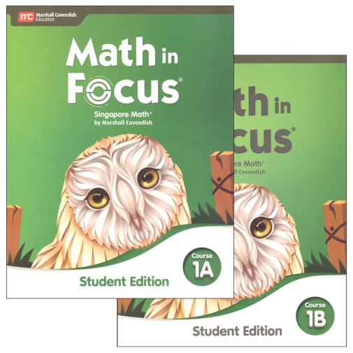 Math in Focus 2020 Student Edition Collection Course 1A/1B