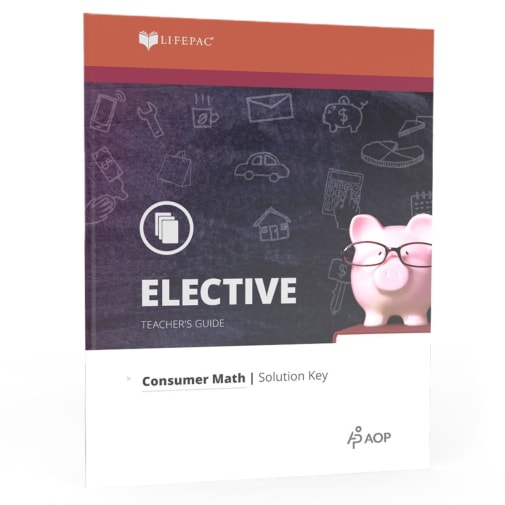 Consumer Math Lifepac Teacher Guide