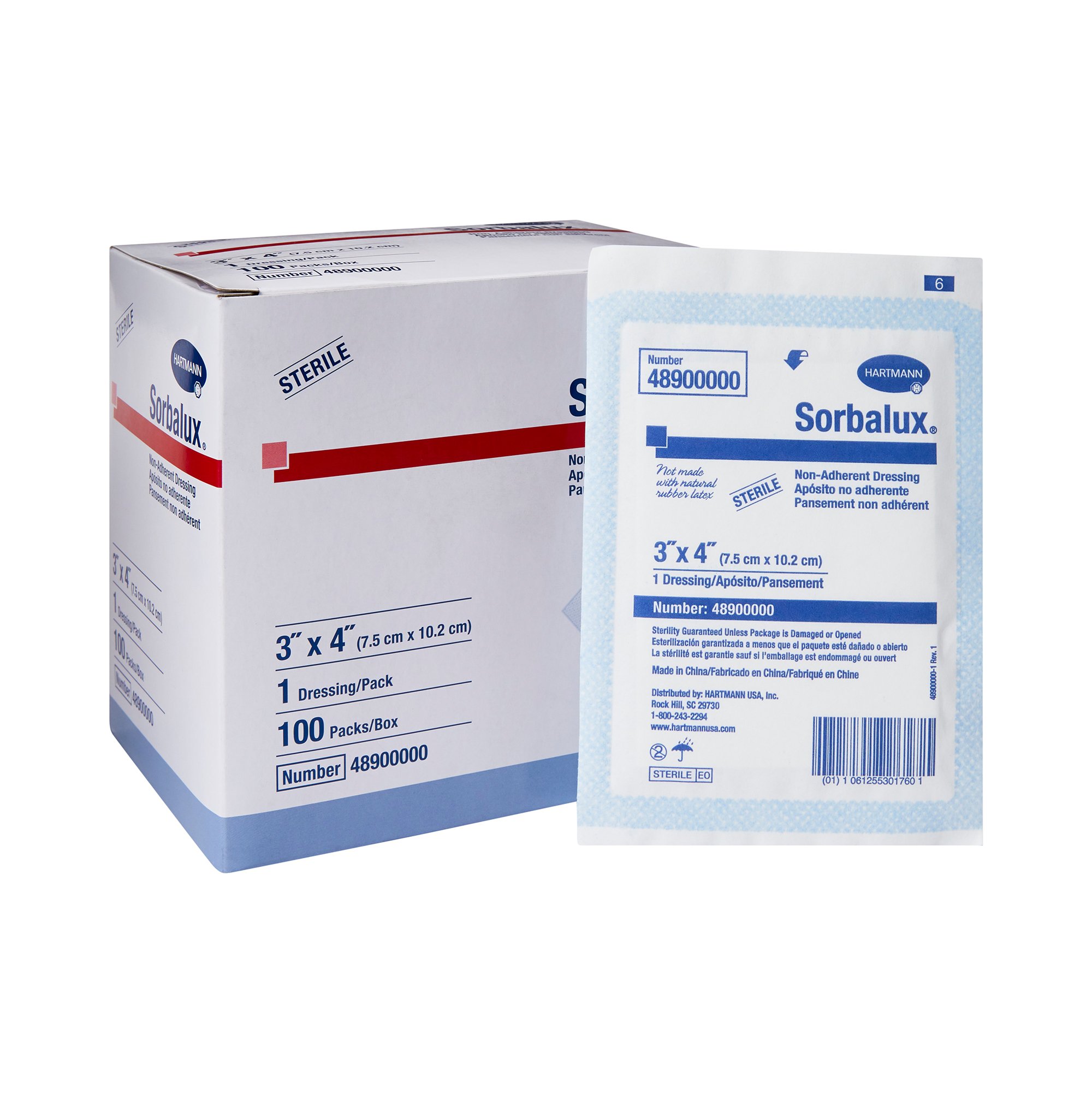 Sorbalux Nonadherent Dressing, 3 x 4 Inch MK 626175