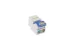Cat6 110 Tool Less Type RJ45 Keystone Jack, White