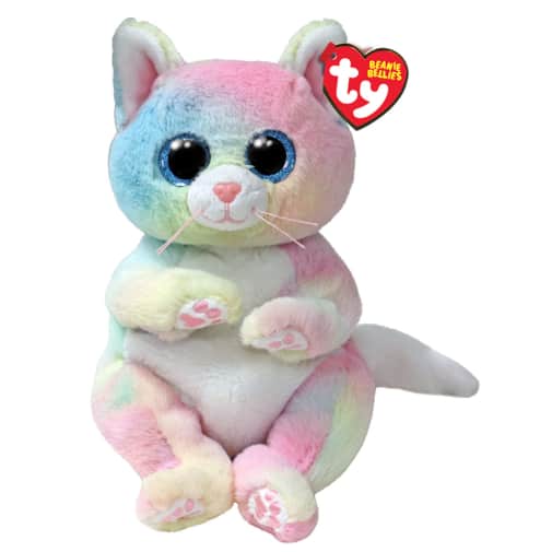 Jenni Pastel Cat Beanie Bellie 8"