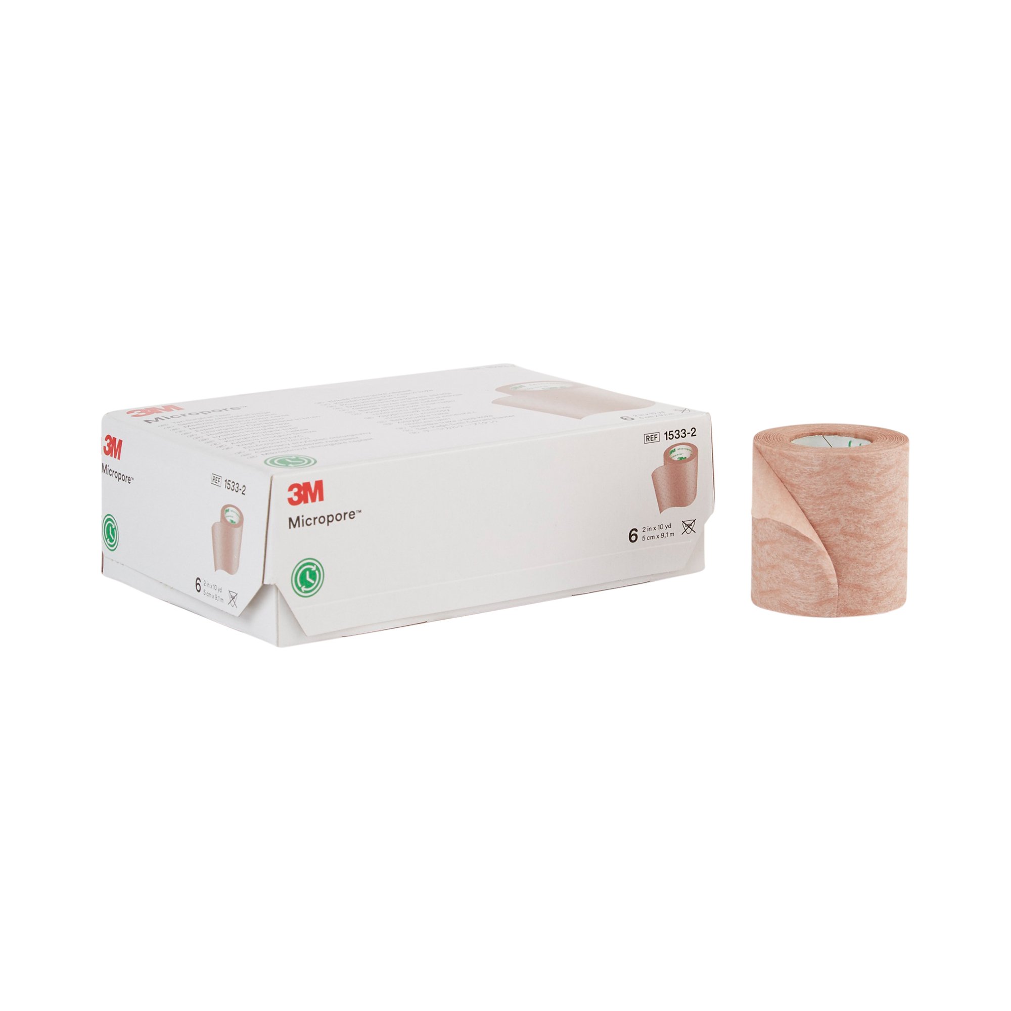 3M Micropore Paper Medical Tape, 2 Inch x 10 Yard, Tan MK 5997