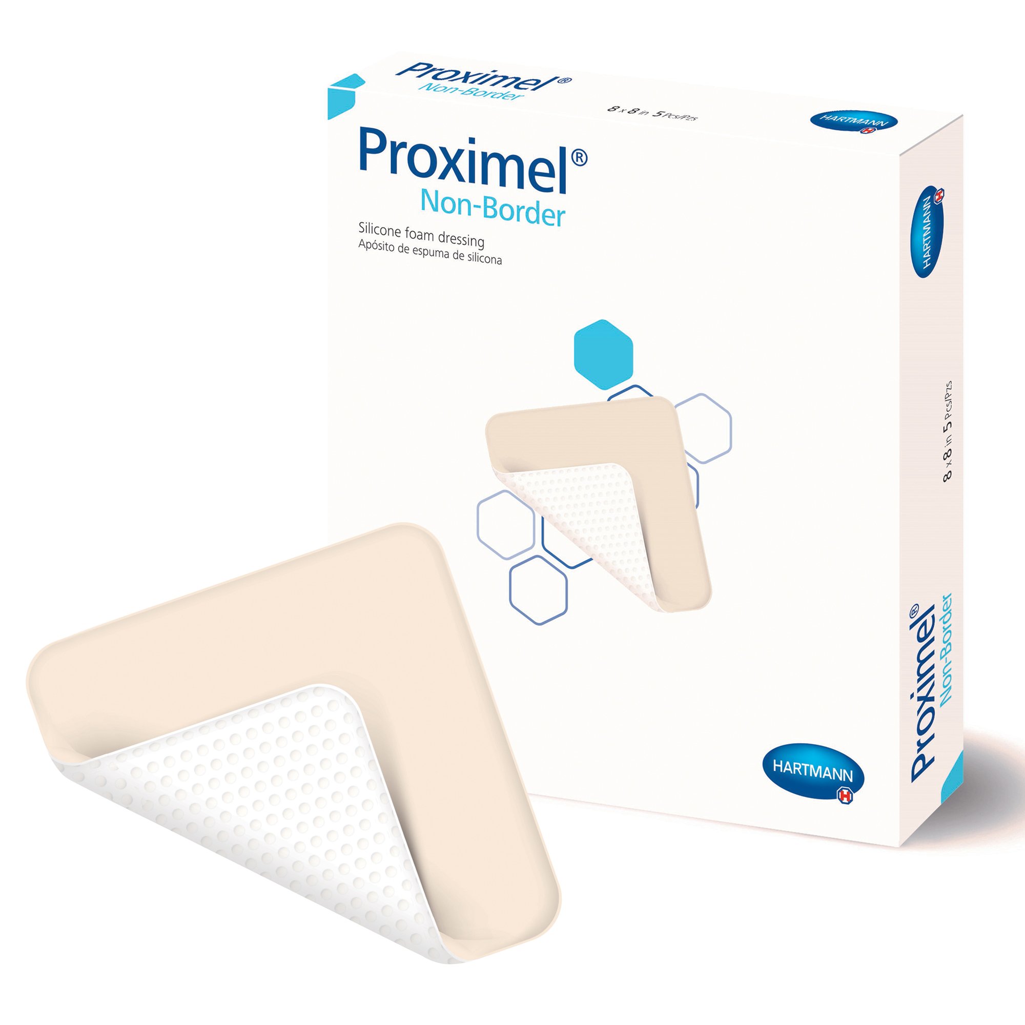 Proximel Non-Border Foam Dressing, 8 x 8 Inch MK 1242739