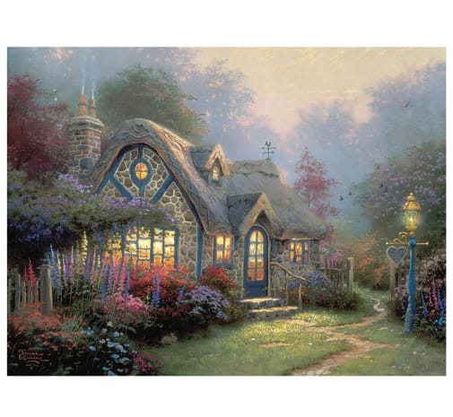 Large Paint by Number - Lamplight Cottage (Kinkade)