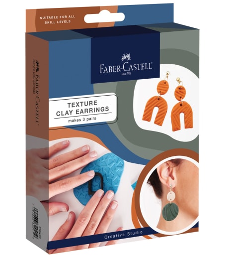 Textured Clay Earrings Kit