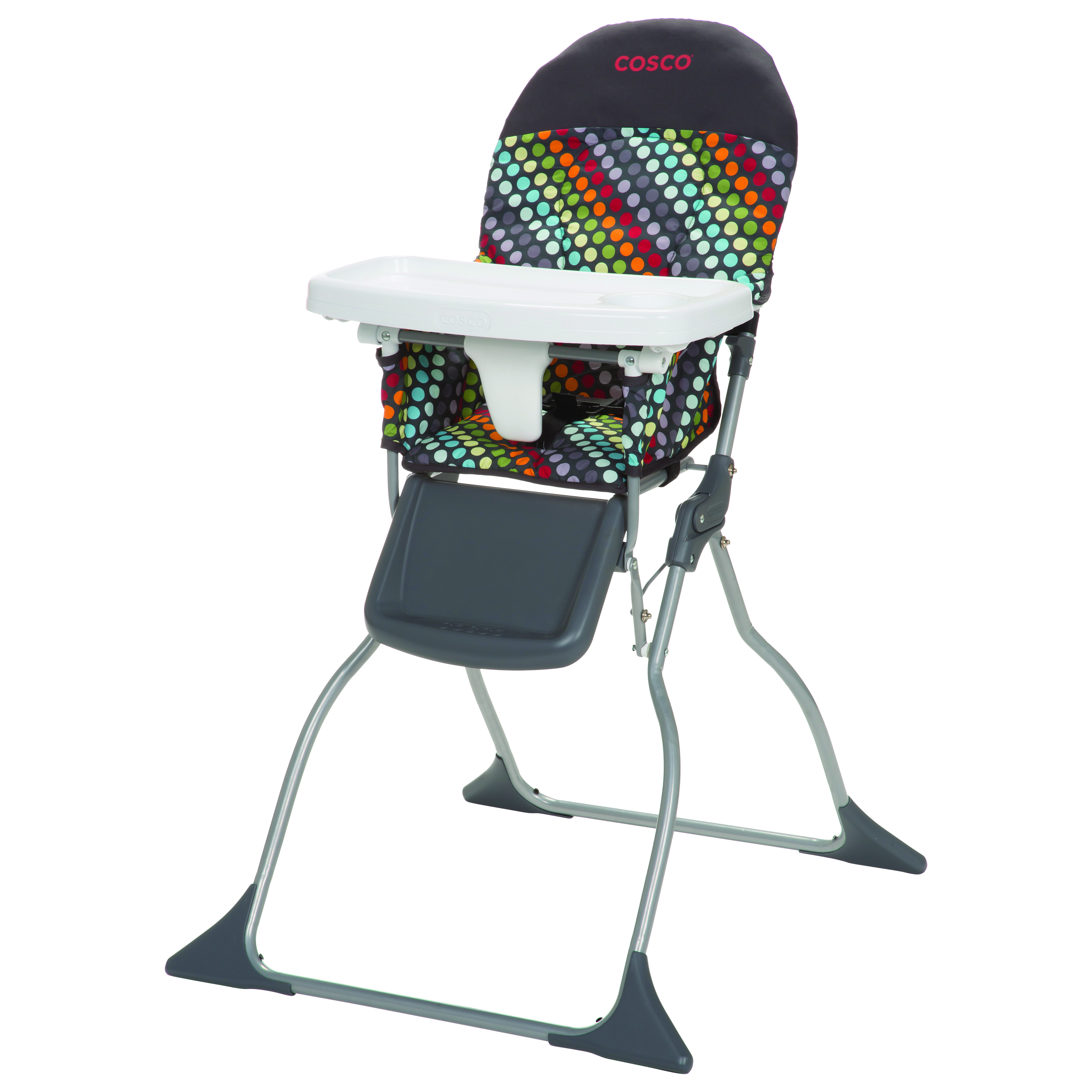 Cosco Simple Fold Full Size High Chair With Adjustable Tray ethnicdesign