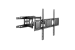 Full Motion TV Wall Mount for 37-80in TVs, 600x400 VESA, 18.4in Arm Extension