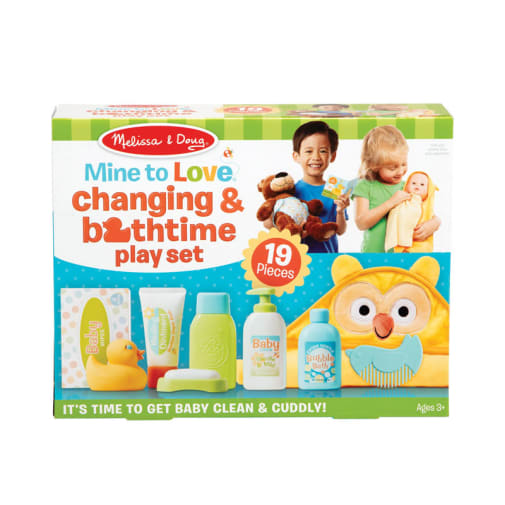 Melissa & Doug Mine to Love Changing & Bathtime Play Set