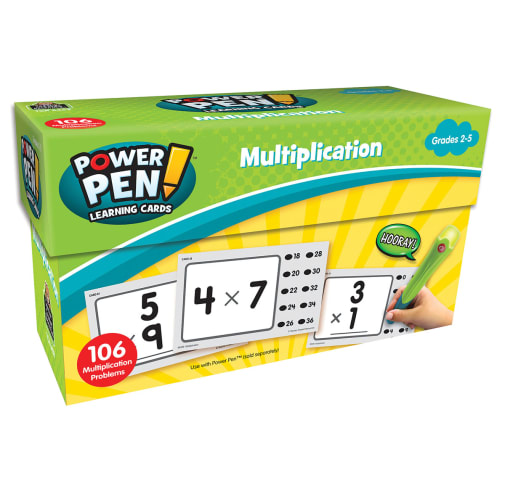 Power Pen Learning Cards: Multiplication