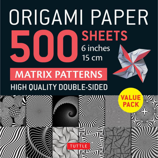 Origami Paper - 500 Sheets Matrix Patterns 6" (15 cm)