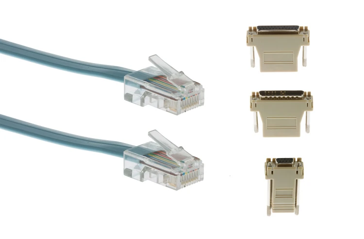 Cisco コネクタケーブル セット Cisco Console Cable Kit | 4 pc | ACS-2500ASYN | Fast Shipping