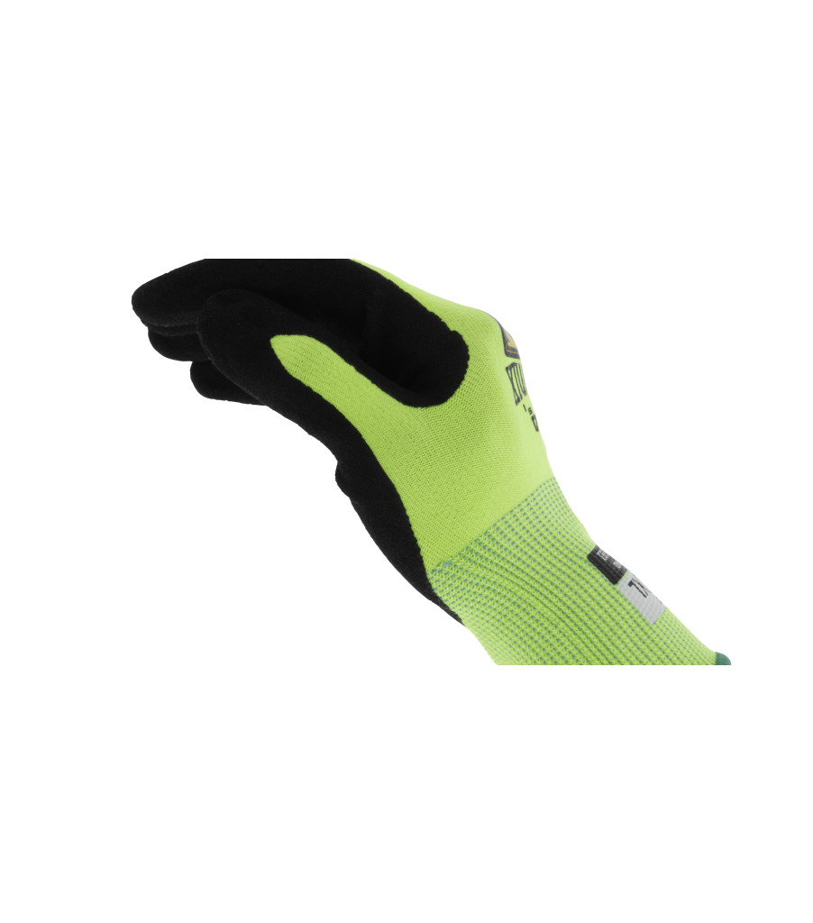 Hi-Viz Lime Mechanical Glove - Safety Imprints