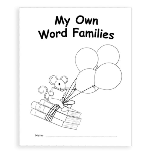 My Word Families Book