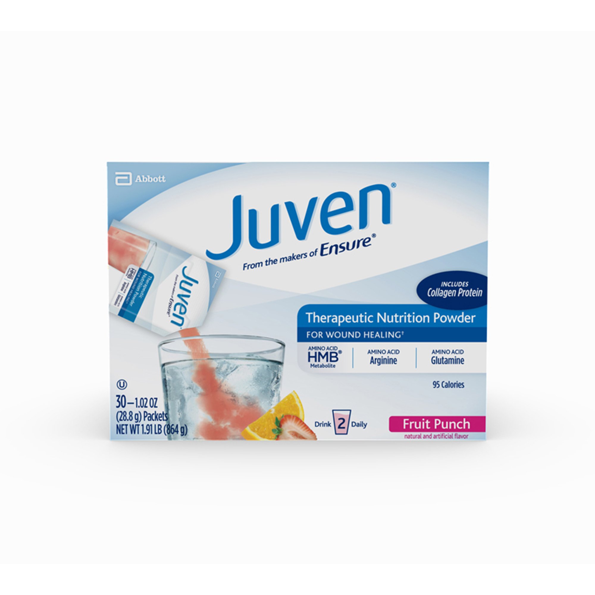 Juven Fruit Punch Therapeutic Nutrition Powder for Wound Healing MK 1131083