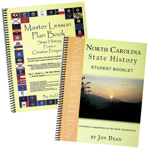 North Carolina State History from a Christian Perspective Set