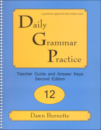 Daily Grammar Practice Teacher Guide Grade 12