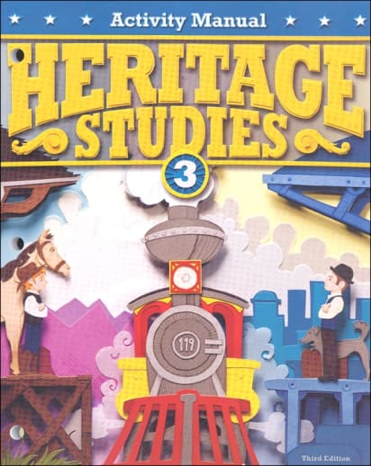 BJU Press Heritage Studies 3 Studnt Activity Manual 3rd Edition