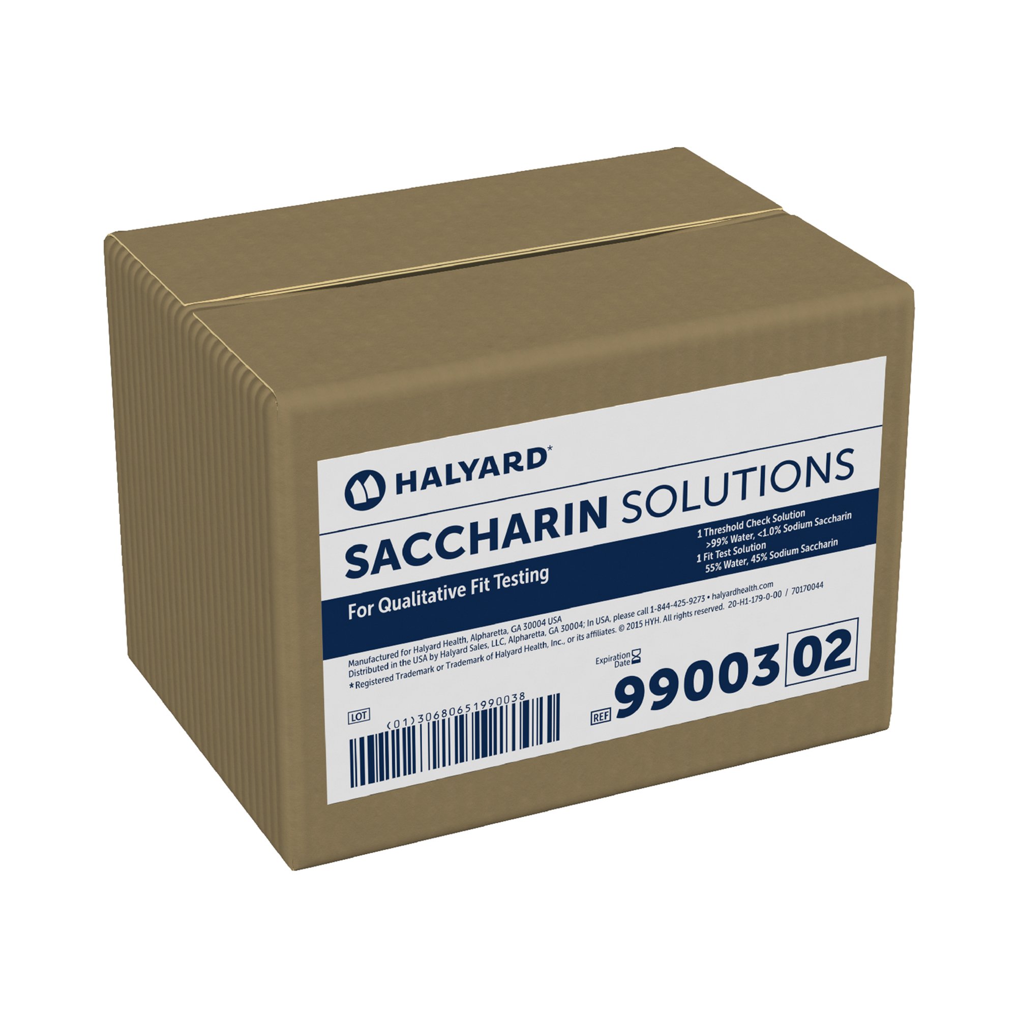 Halyard Fit Test Solutions Kit, Saccharin MK 472092