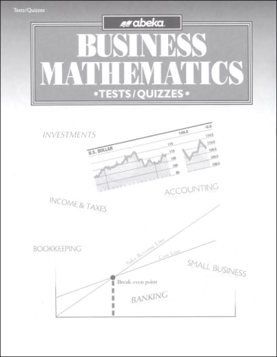 Abeka Business Mathematics Test and Quiz Book