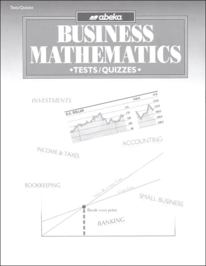 Abeka Business Mathematics Test and Quiz Book