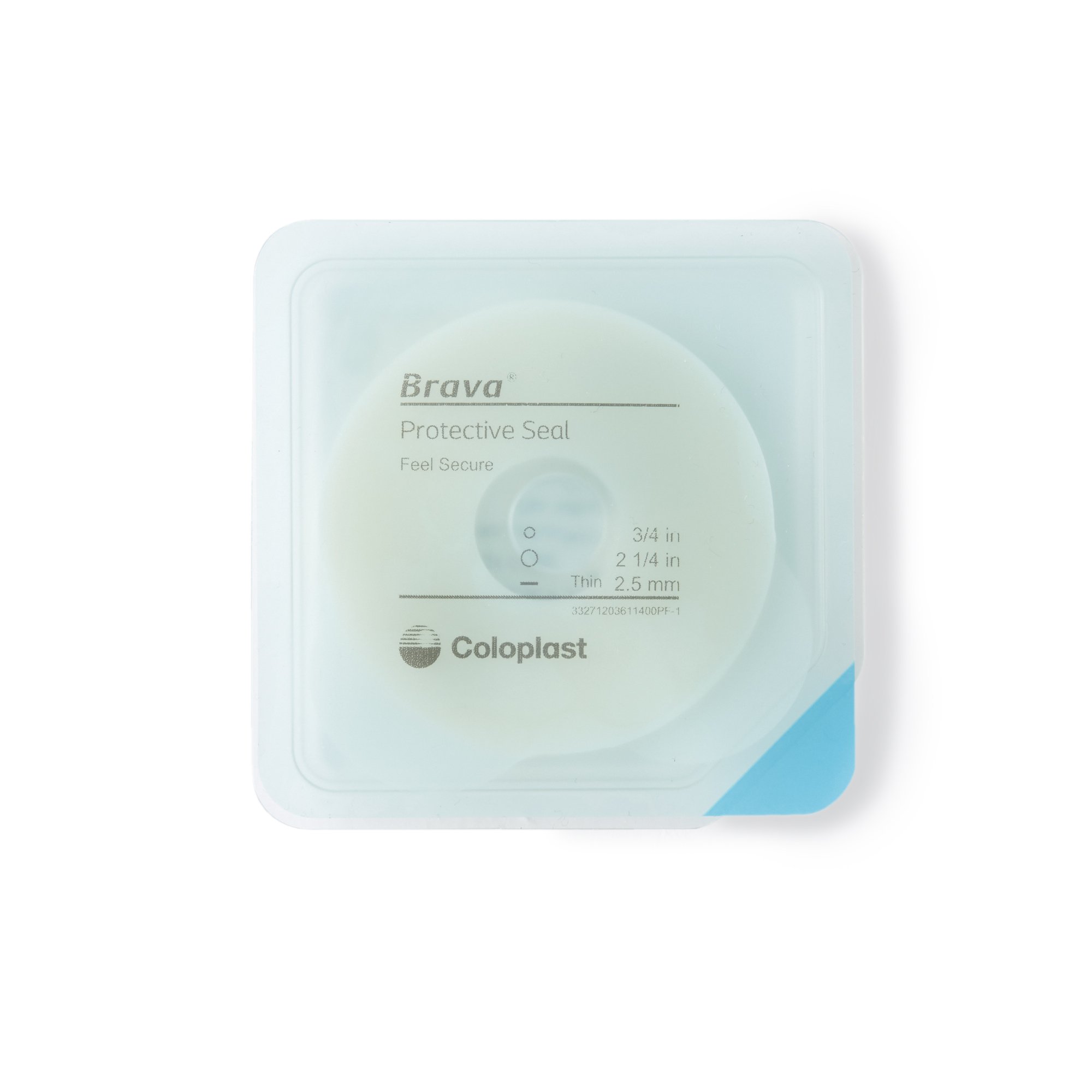 Ostomy Seal Brava Thin 3/4 Inch (18mm) Stoma 2-1/4 Inch (57 mm) For Use with Ostomy Pouch MK 1151658