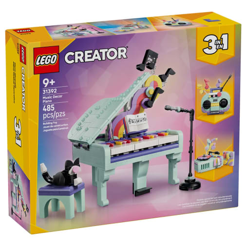 LEGO Creator Music Decor Piano with Cat (31392)