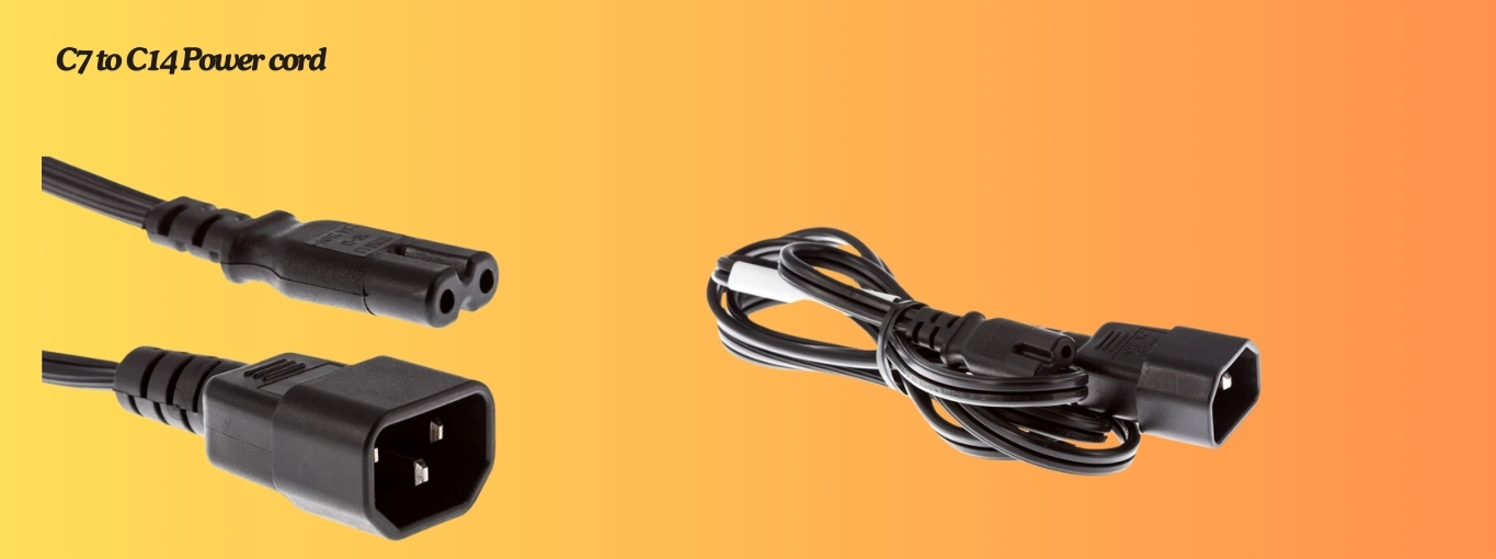 C7 to C14 Power cord by Cablesandkits