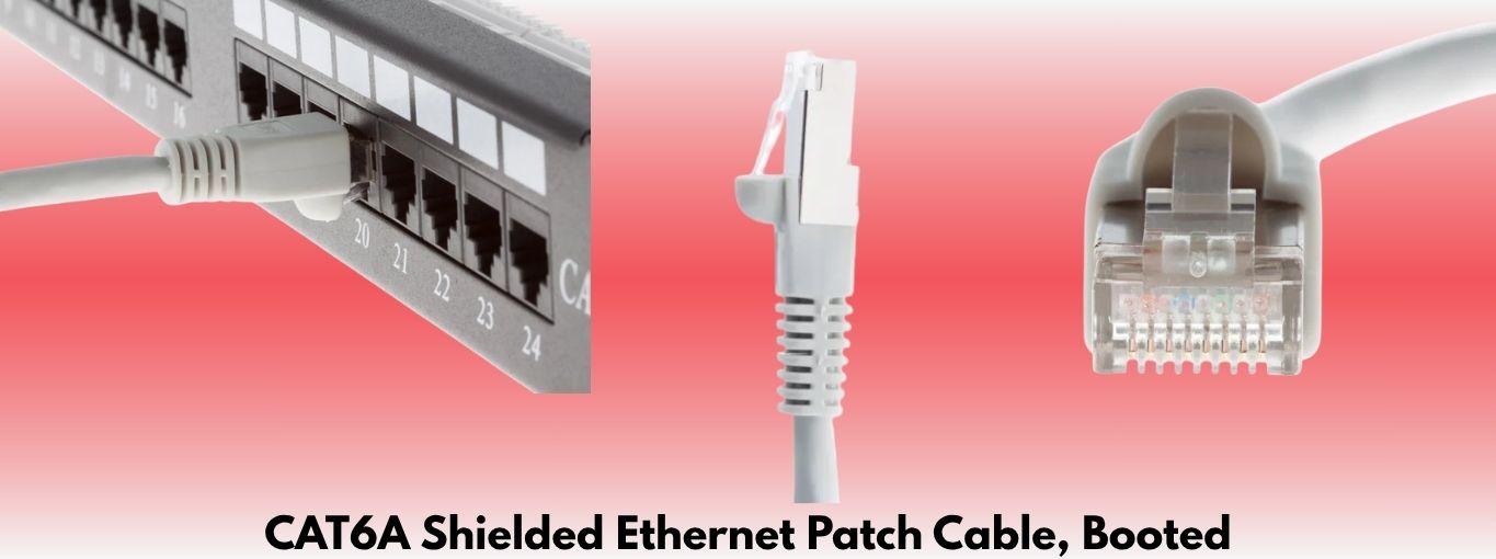 CAT6A Shielded Ethernet Patch Cable, Booted by Cablesandkits
