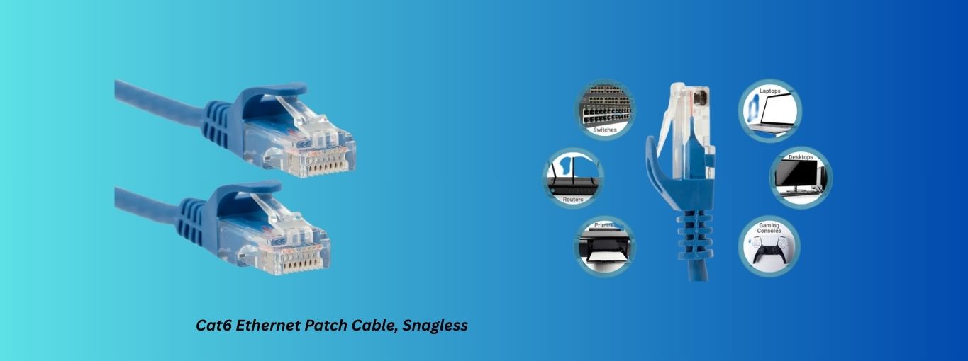 Cat6 Ethernet Patch Cable, Snagless by cablesandkits