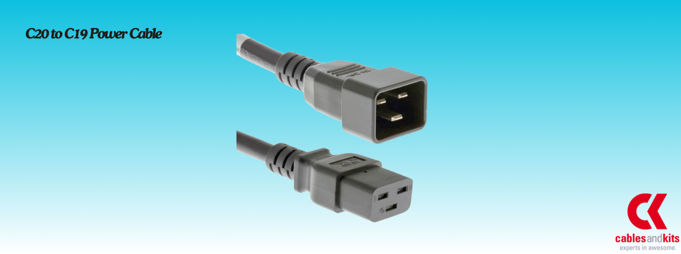 C20 to C19 Power Cable