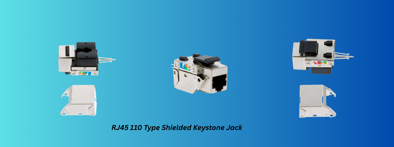 RJ45 110 Type Shielded Keystone Jack