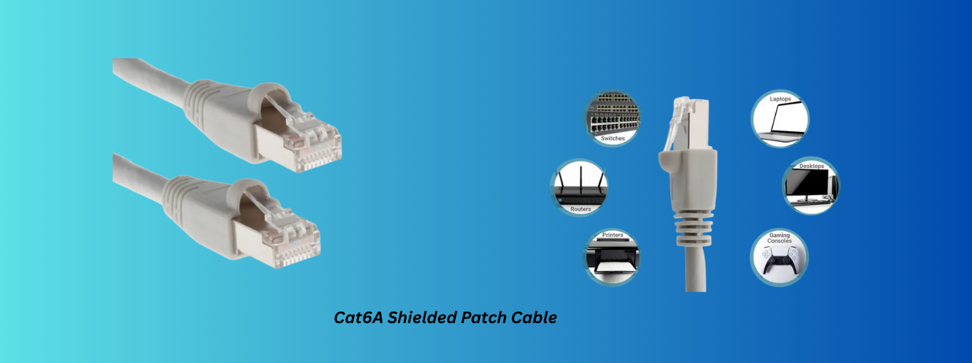Cat6A Shielded Patch Cable for Long-Distance 10G