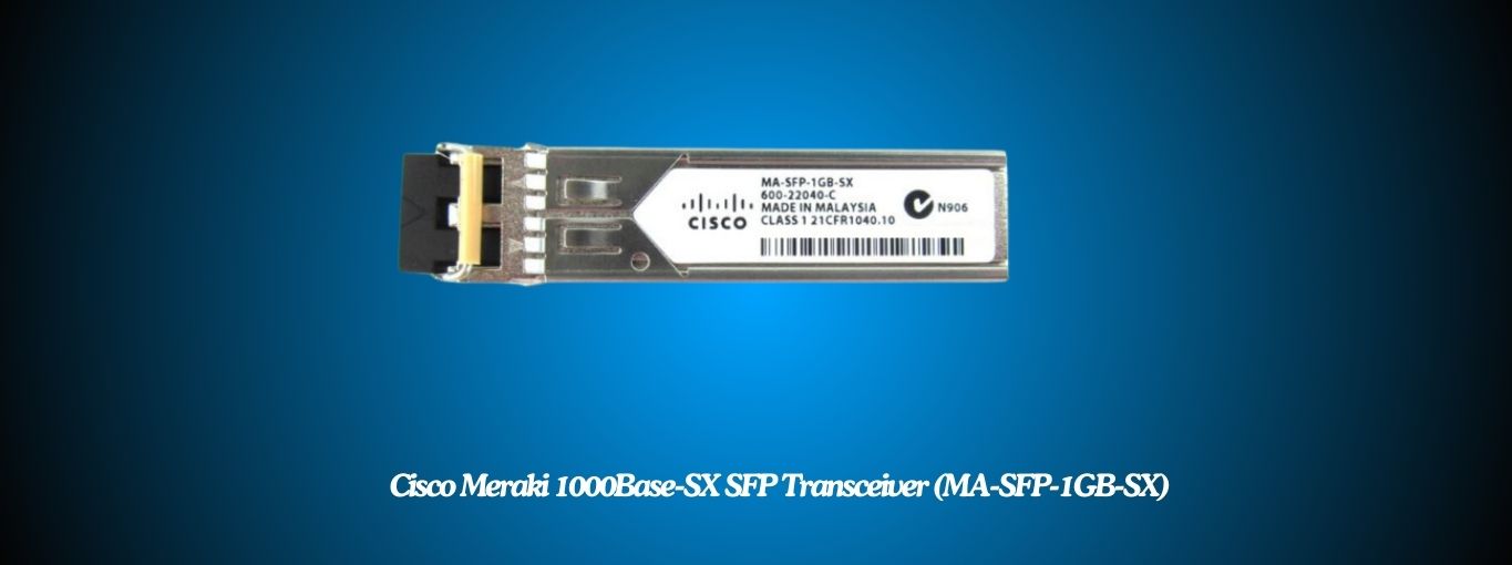 Cisco Meraki 1000Base-SX SFP Transceiver (MA-SFP-1GB-SX) by cablesandkits