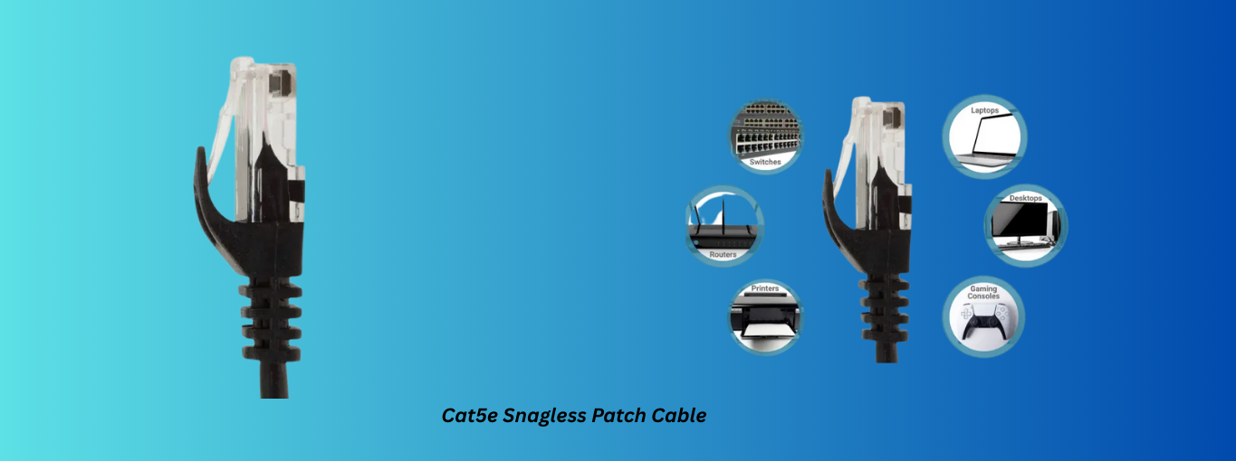Cat5e Snagless Patch Cable: Best for Budget Home Setups by cablesandkits by Cablesandkits