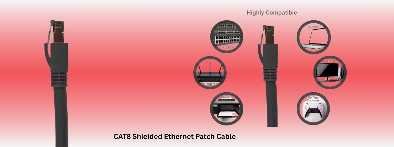 Cat8 shielded Ethernet patch cable by Cablesandkits