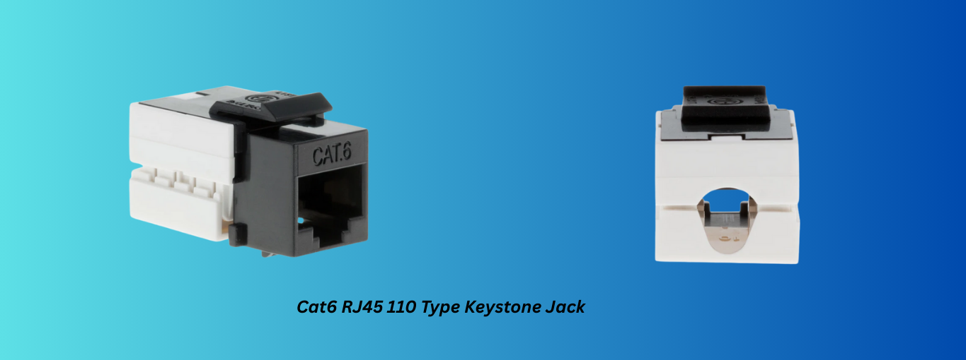 Cat6 RJ45 110 Type Keystone Jack