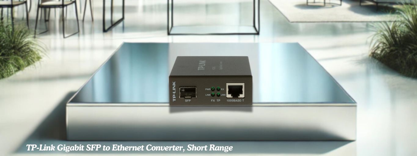 TP-Link Gigabit SFP to Ethernet Converter, Short Range by cablesandkits
