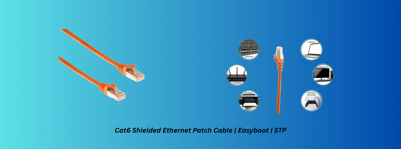 Cat6 Shielded Ethernet Patch Cable | Easyboot | STP