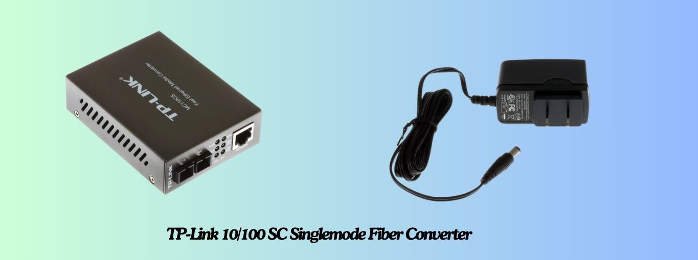 TP-Link 10_100 SC Singlemode Fiber Converter by cablesandkits