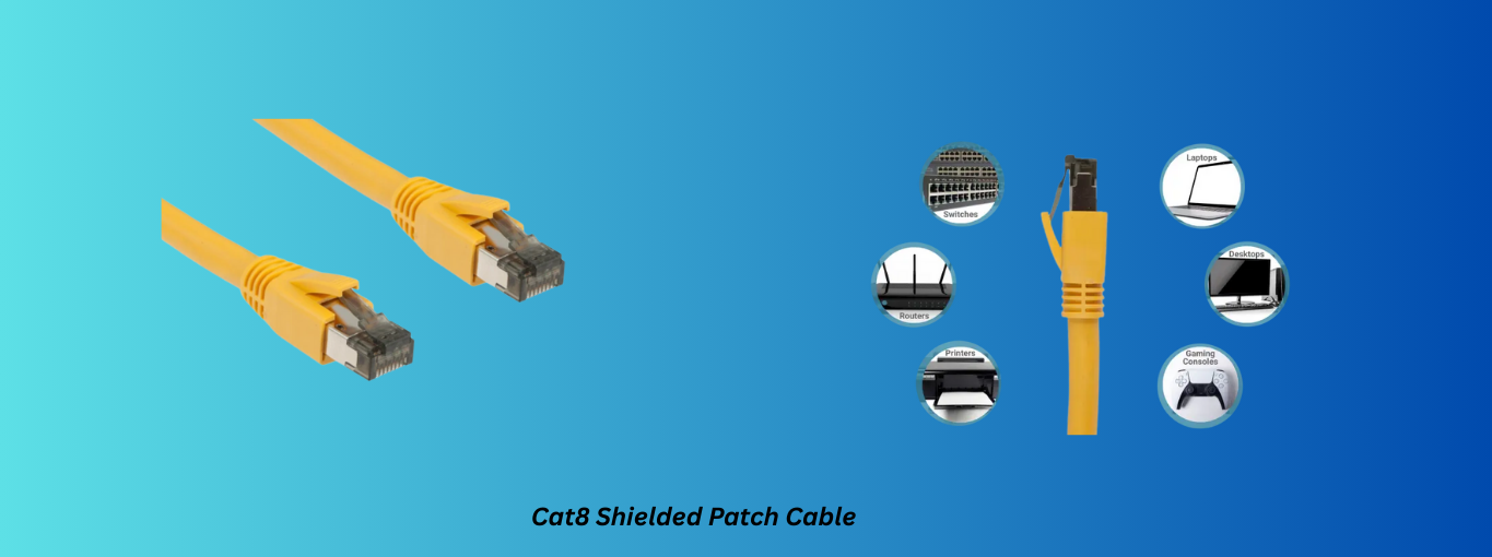 Cat8 Shielded Patch Cable for Data Center-Class Performance