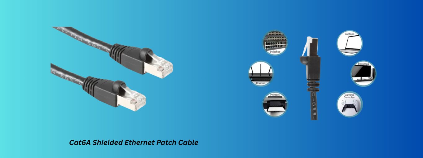Cat6A Shielded Ethernet Patch Cable: Built for High-Interference Environments by Cablesandkits