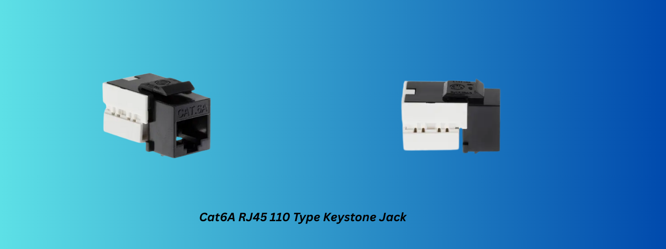Cat6A RJ45 110 Type Keystone Jack