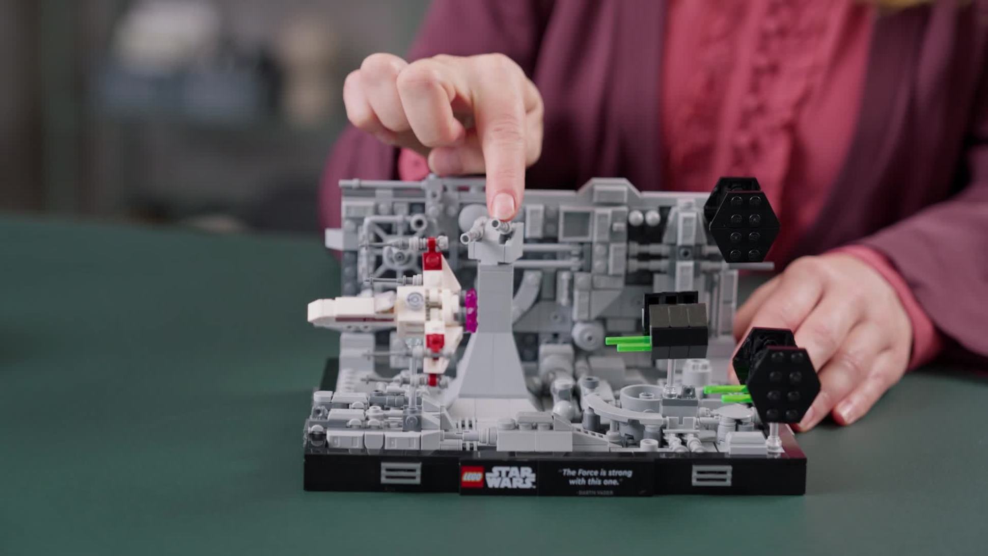 LEGO Star Wars Death Star Trench Run Diorama 75329 by LEGO Systems