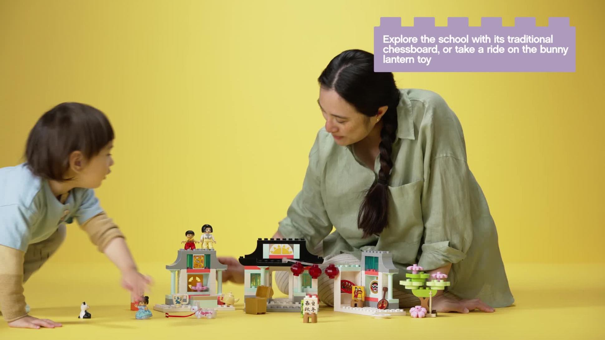 LEGO DUPLO Learn About Chinese Culture 10411 Juego de ladrillos con panda  de juguete y figuras familiares, juguetes educativos de aprendizaje para