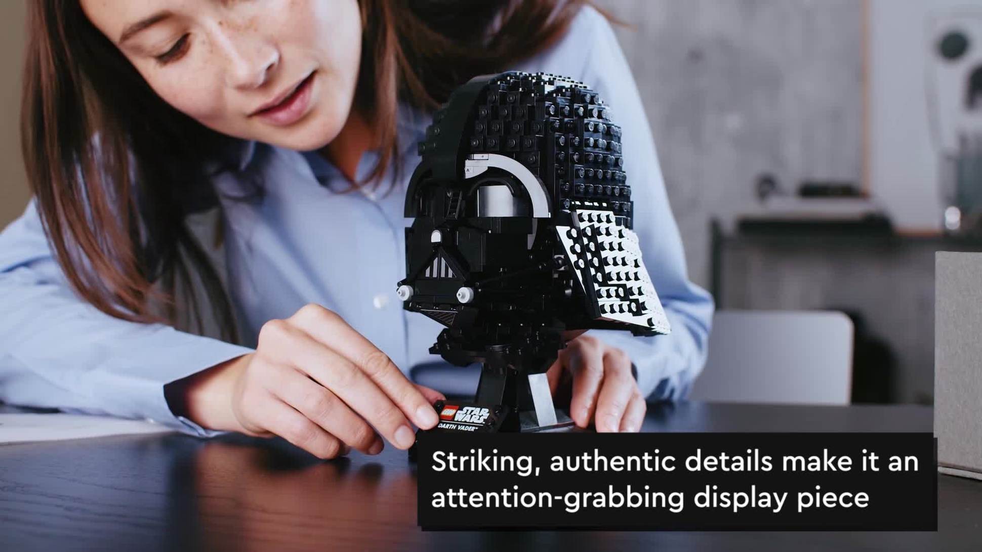 LEGO Star Wars Darth Vader Helmet 75304 Set, Mask Display Model Kit for  Adults to Build, Gift Idea for Men, Women, Him or Her, Collectible Home  Decor