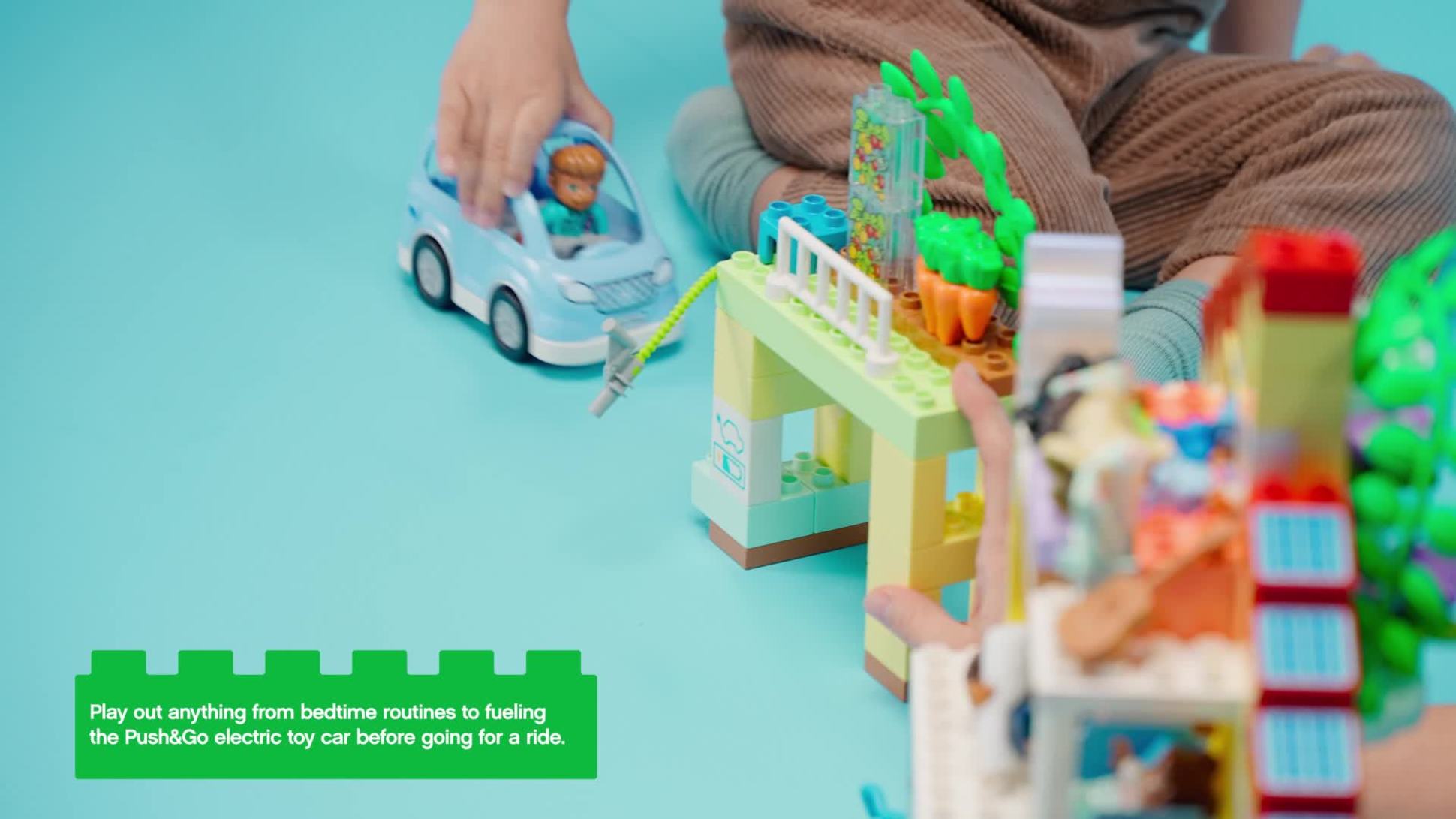 LEGO DUPLO Casetta 3 in 1, Casa delle Bambole in Mattoncini con Auto  Push-and-Go