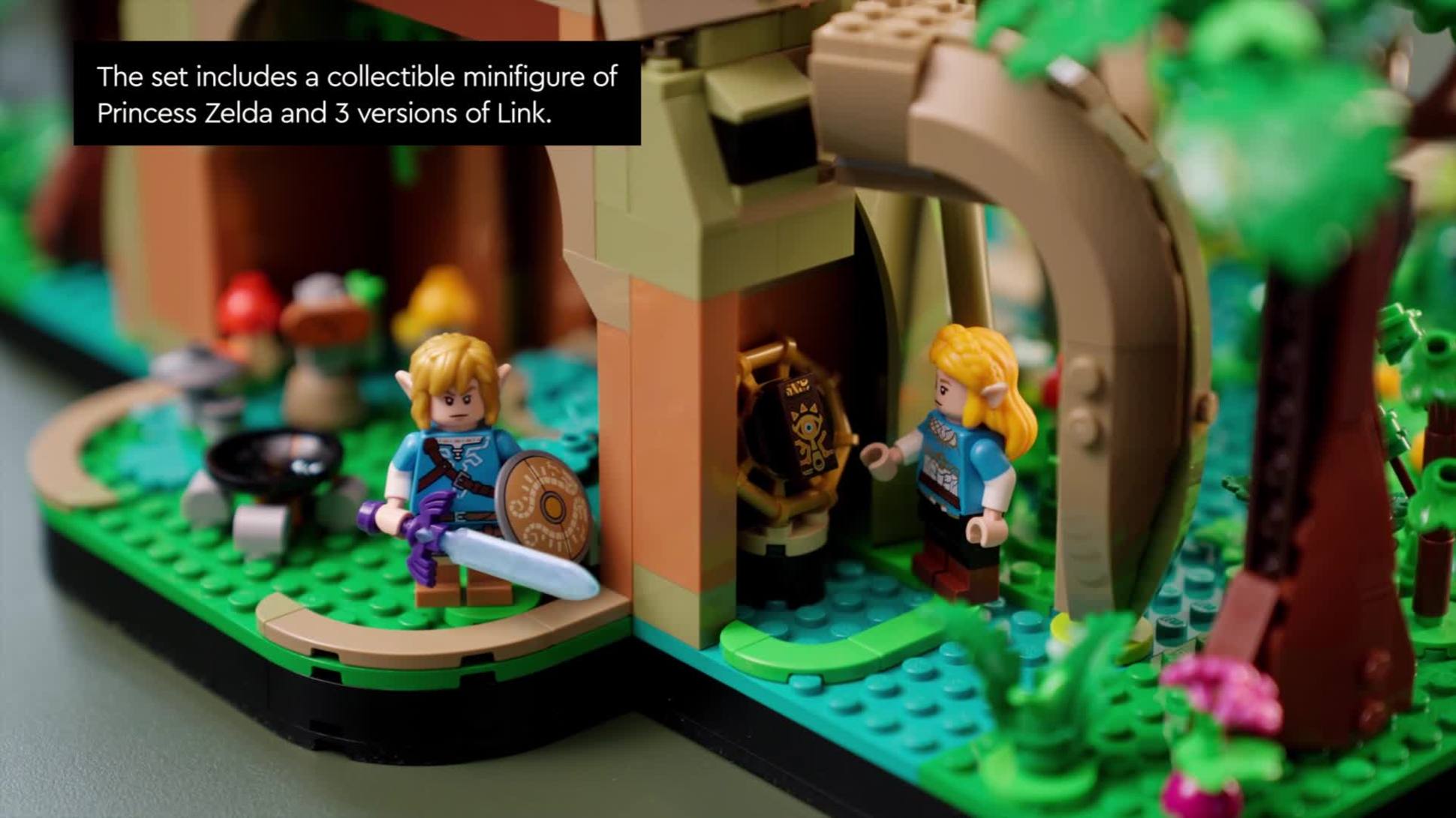 Creamy Tree 大人気セット 完売 Briksmax 2.0 Light Kit For Great Deku Tree 2-in-1 (77092)-Briksmax