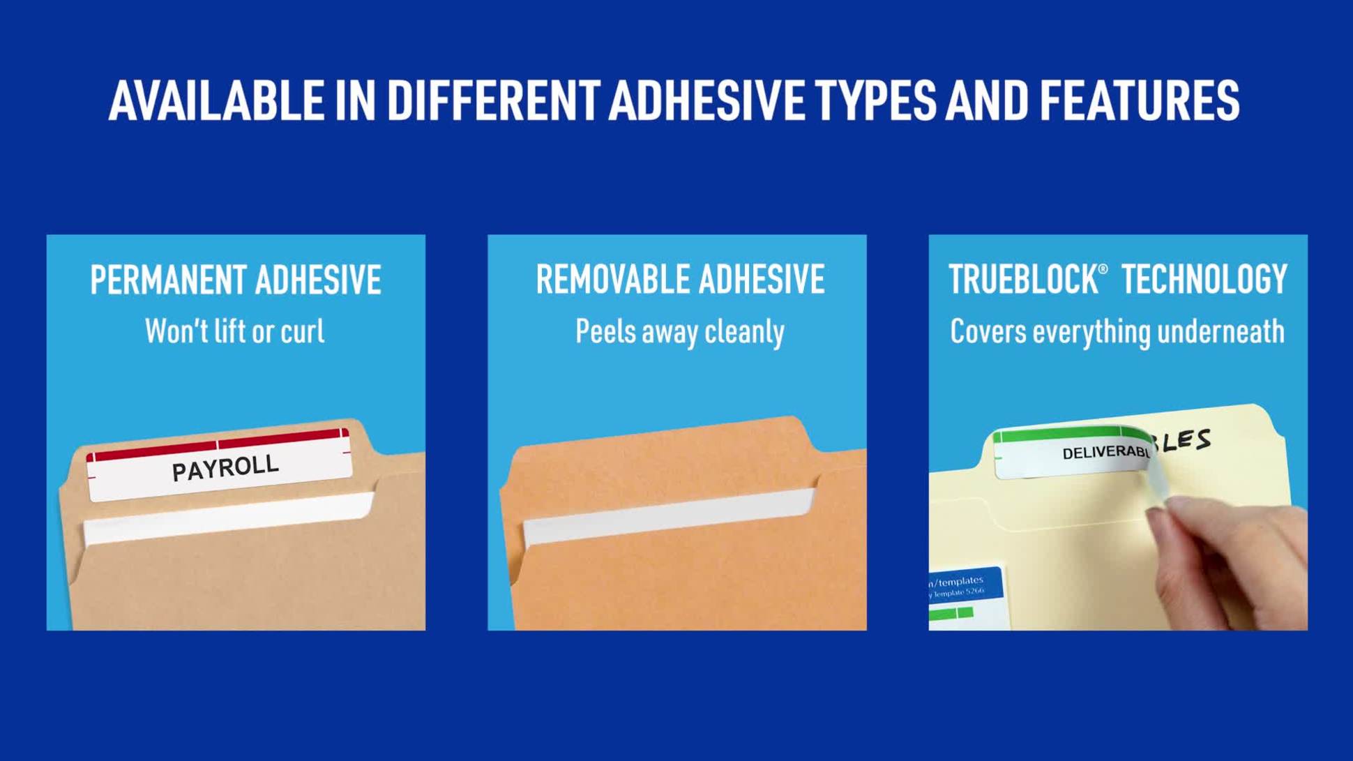 Avery File Folder Labels, 1/3 Cut, 2/3 avery-file-folder-labels-1-3-cut-2-3-x-3-7-16-paper-white-laser-inkjet-150-labels-8593-walmart-com