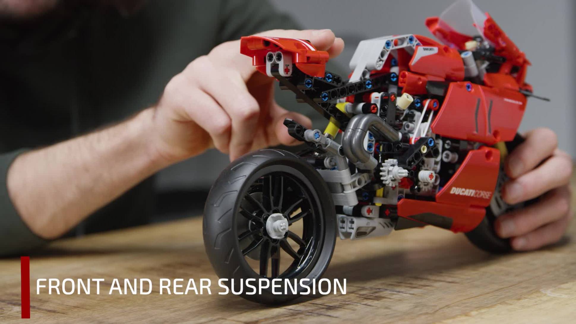 Excitement and fun with the Ducati Panigale V4 R LEGO® Technic™