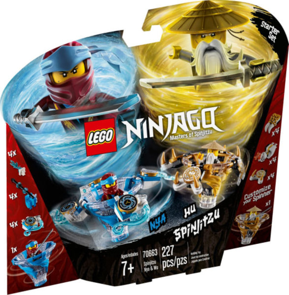 lego ninjago spinjitzu nya and wu 70663